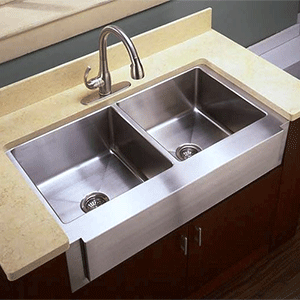  Empire Industries Double Farmhouse Stainless Kitchen Sink 