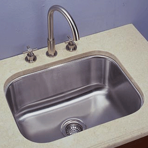  Empire Industries Single Rectangle Stainless Sink 
