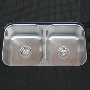  Empire Industries Double Bowl Stainless Sink 