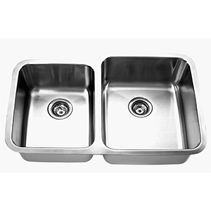  Empire Industries Double Bowl Stainless Sink 