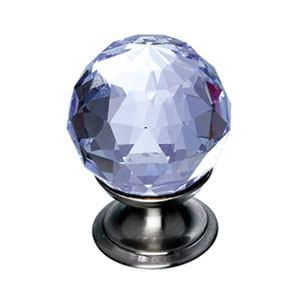  Top Knobs 1-1/8_dq_ Light Blue Crystal Knob 