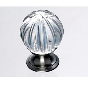  Top Knobs 1-1/8_dq_ Clear Crystal Cabinet Knob 