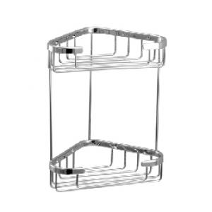  Aquabrass 10-1/2_dq_ Corner Shower Basket 