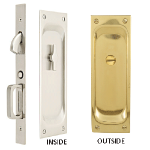 Emtek 2105 Door Hardware Privacy Pocket Door Set