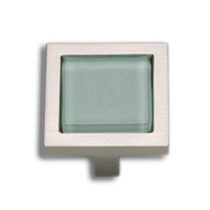  Atlas Homewares 1-3/8_dq_ Green Square Knob 