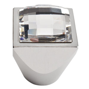  Atlas Homewares Square Large Crystal Cabinet Knob 