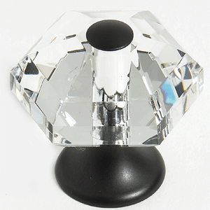  JVJ Hardware 1-3/16_dq_ Dia. Crystal Knob 