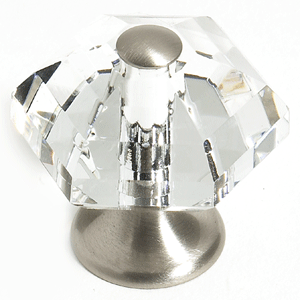  JVJ Hardware 1-3/16_dq_ Dia. Crystal Knob 