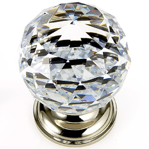  JVJ Hardware 1-9/16_dq_ Dia. Crystal Knob 