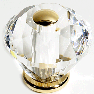  JVJ Hardware 1-3/16_dq_ Dia. Crystal Knob 