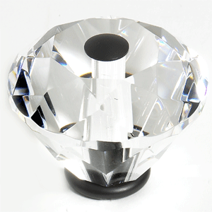  JVJ Hardware 1-9/16_dq_ Dia. Crystal Knob 