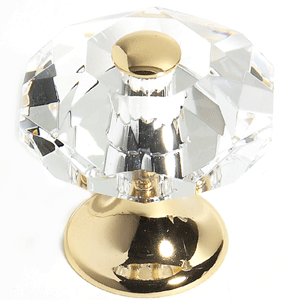  JVJ Hardware 1-1/8_dq_ Dia. Crystal Knob 