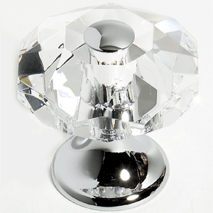  JVJ Hardware 1-1/8_dq_ Dia. Crystal Knob 