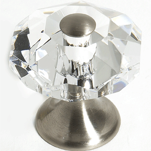  JVJ Hardware 1-1/8_dq_ Dia. Crystal Knob 