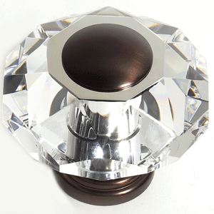  JVJ Hardware 2-3/8_dq_ Dia. Crystal Knob 