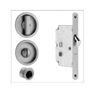  Omnia Hardware Privacy Pocket Door Lock 