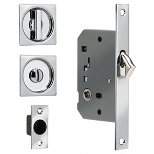  Omnia Hardware Privacy Pocket Door Lock 