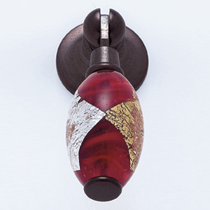  JVJ Hardware Glass Pendant Drop Pull 