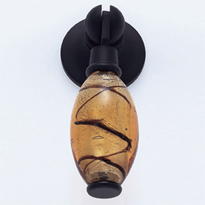  JVJ Hardware Glass Pendant Drop Pull 