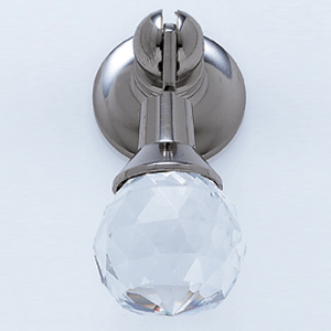  JVJ Hardware Crystal Old European Cut Pendant Pull 