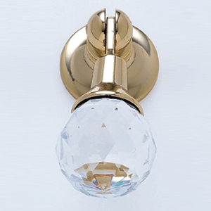  JVJ Hardware Crystal Old European Cut Pendant Pull 