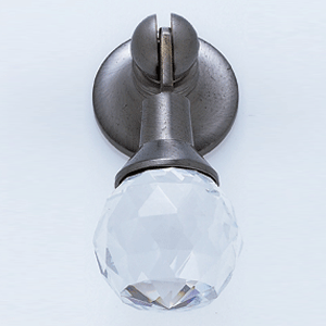  JVJ Hardware Crystal Old European Cut Pendant Pull 