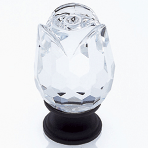  JVJ Hardware 1-3/16_dq_ Dia. Crystal Rose Knob 