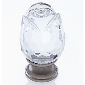  JVJ Hardware 1-3/16_dq_ Dia. Crystal Rose Knob 