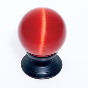  JVJ Hardware 30MM Red Cat's Eye Glass Knob 