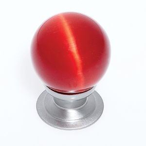  JVJ Hardware 30MM Red Cat's Eye Glass Knob 