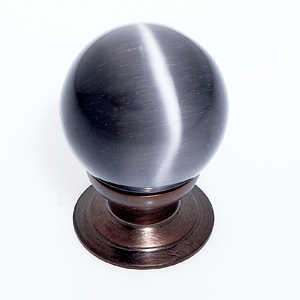  JVJ Hardware 30MM Grey Cat's Eye Glass Knob 