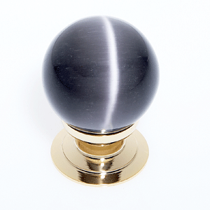  JVJ Hardware 30MM Grey Cat's Eye Glass Knob 