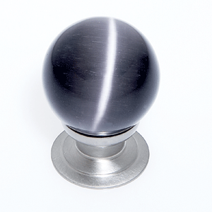  JVJ Hardware 30MM Grey Cat's Eye Glass Knob 