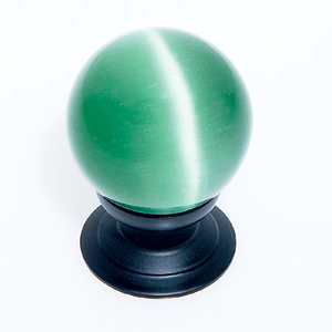  JVJ Hardware 30MM Green Cat's Eye Glass Knob 