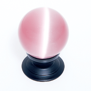  JVJ Hardware 30MM Pink Cat's Eye Glass Knob 