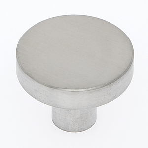  JVJ Hardware 1-1/4_dq_ Dia. Modern Flat Top Knob 