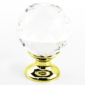  Schaub & Company 1-1/8_dq_ Crystal Knob 