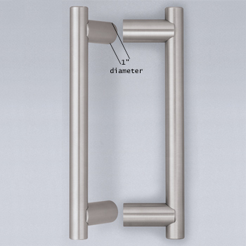  Omnia Hardware 31-1/2_dq_ CC Stainless Steel Door Pull 