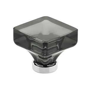  Emtek 1-5/8_dq_ Smoke Crystal Knob 