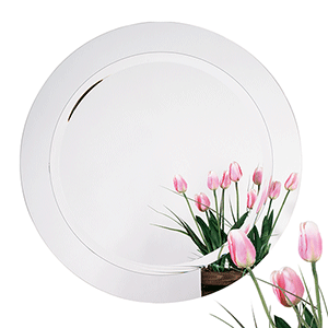  Alno 28_dq_ Round Beveled Mirror 