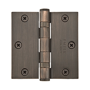  Emtek Square Ball Bearing Steel Hinges 