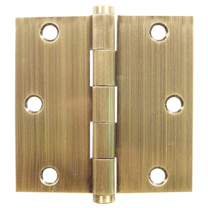  Emtek Square Brass Hinges 