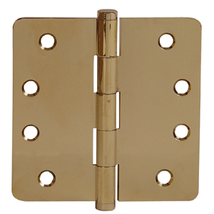  Emtek 1/4_dq_ Radius Brass Hinges 