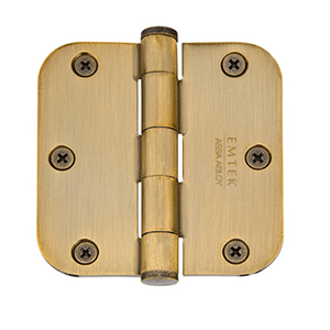  Emtek 5/8_dq_ Radius Brass Hinges 