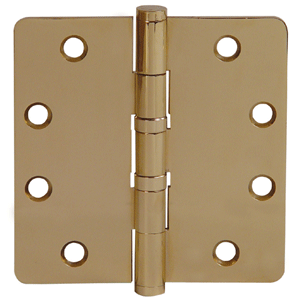  Emtek 1/4_dq_ Radius Brass Hinges 