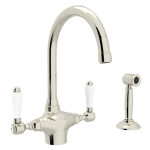  Rohl Kitchen Faucet W/Spray 