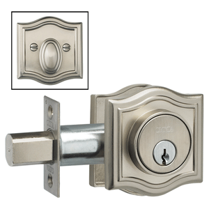  Omnia Hardware Single Cylinder Arched Deadbolts 