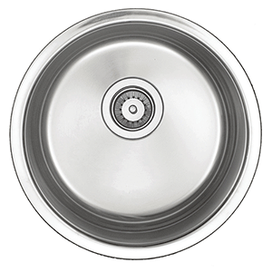  Empire Industries Round Stainless Bar Sink 