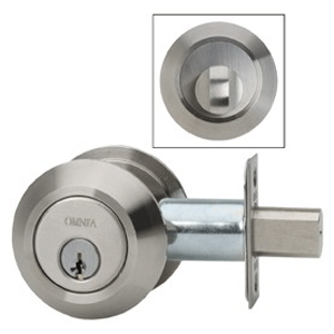  Omnia Hardware Stainless Steel Deadbolt 