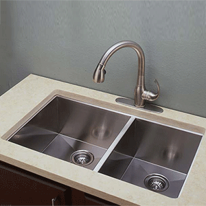  Empire Industries Zero Radius Double Stainless Sink 